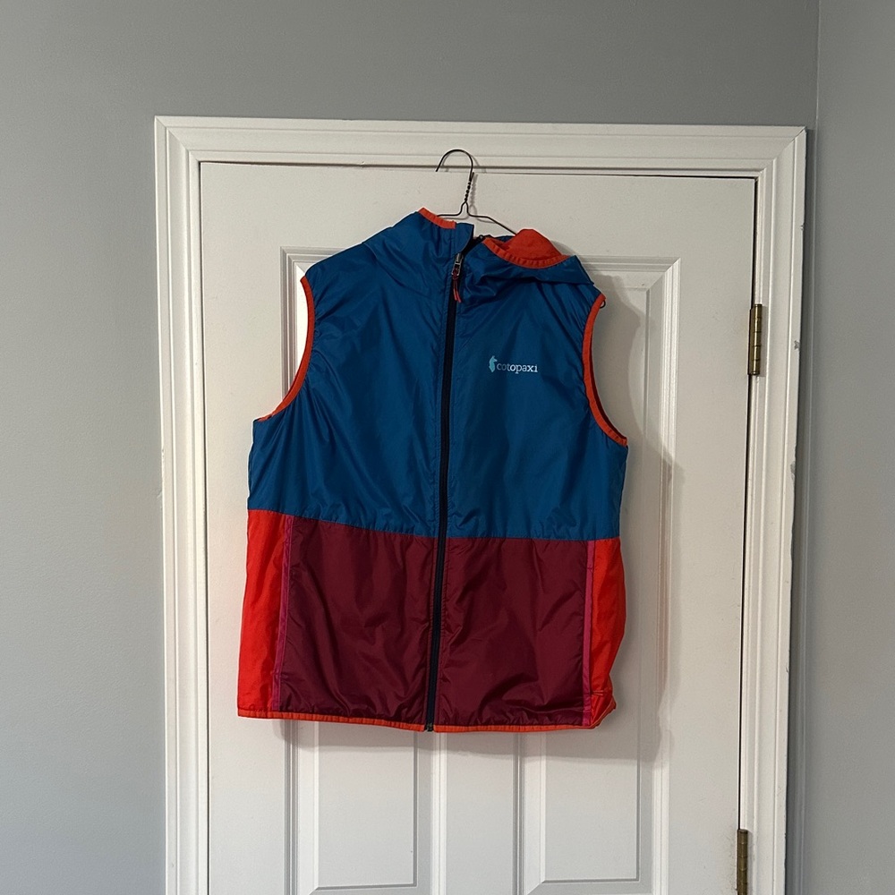 Cotopaxi Colorblock Vest - Blue, Red, Burgundy